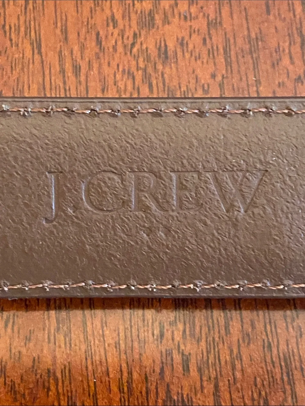 J. Crew Brown 100% Leather  Classic Dress Belt
